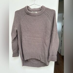 All Saints Women's Ribbed Knit Sweater - Gray